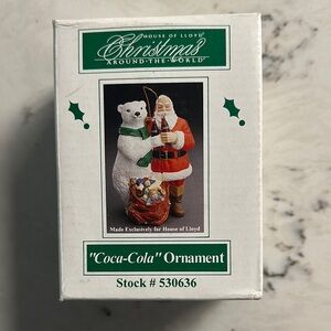 Coca-Cola Christmas Ornament - Red and White